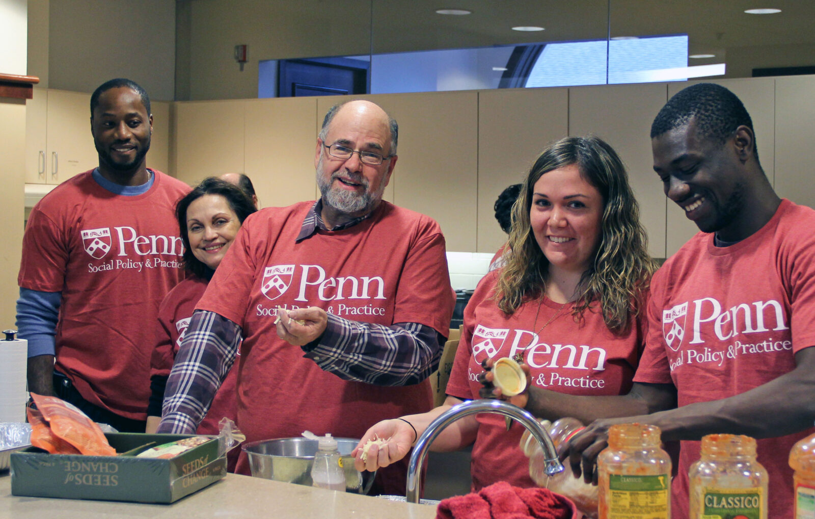 Volunteers at the Ronald McDonald House