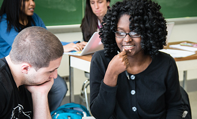 Students in classroom