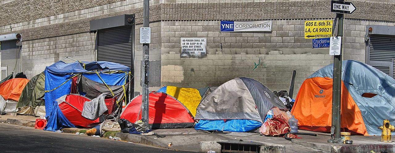 Tenting in Los Angeles