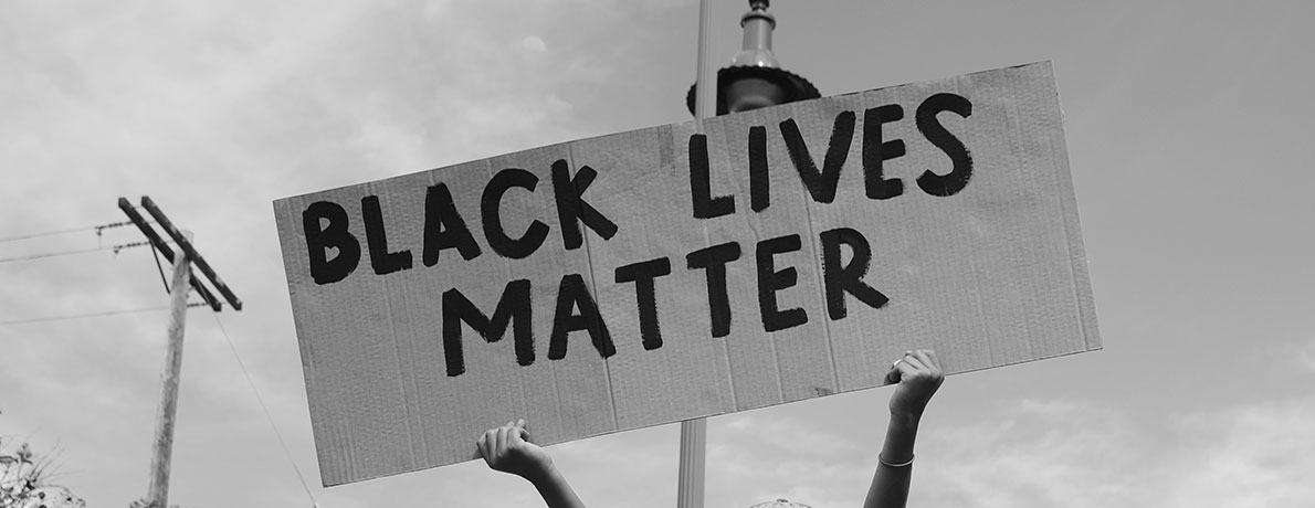 Black Lives Matter sign