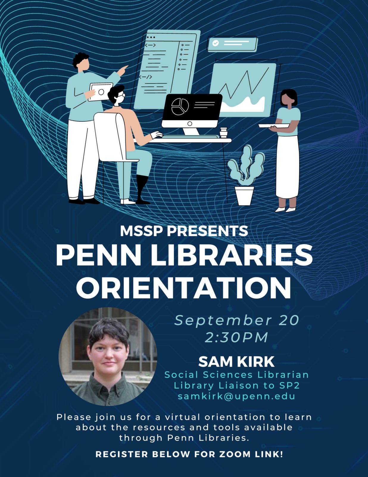 Penn Libraries Orientation flyer