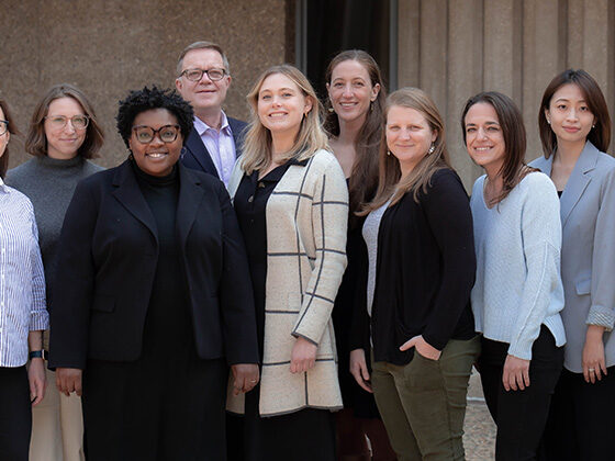 AISP team members pose for a photo