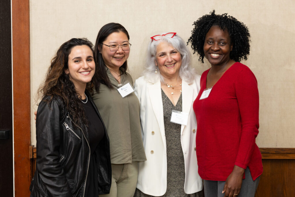 Dr. Rosemary (Rosie) Frasso and three others at the SP2 Hall of Fame.
