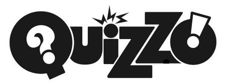 A stylized graphic of the word "Quizzo"