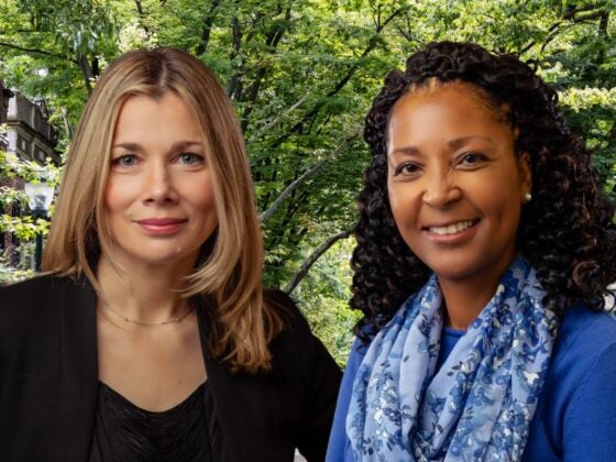 Headshots of Meredith Doherty and Tamara Cadet