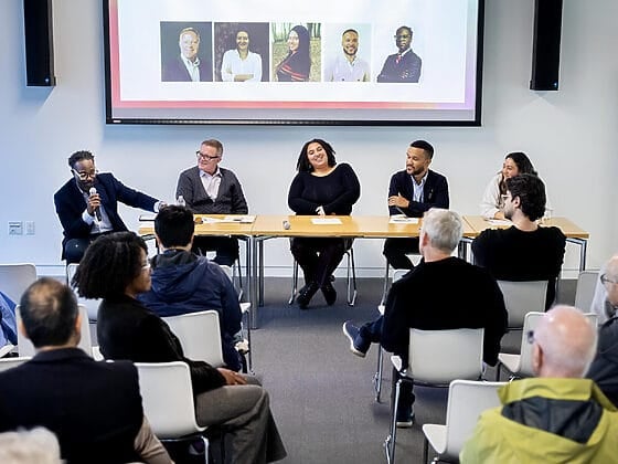 SP2 panelists at the Politics of Well-Being Speaker Series