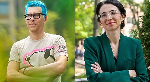 Headshots of Konrad Kording and Ioana Marinescu