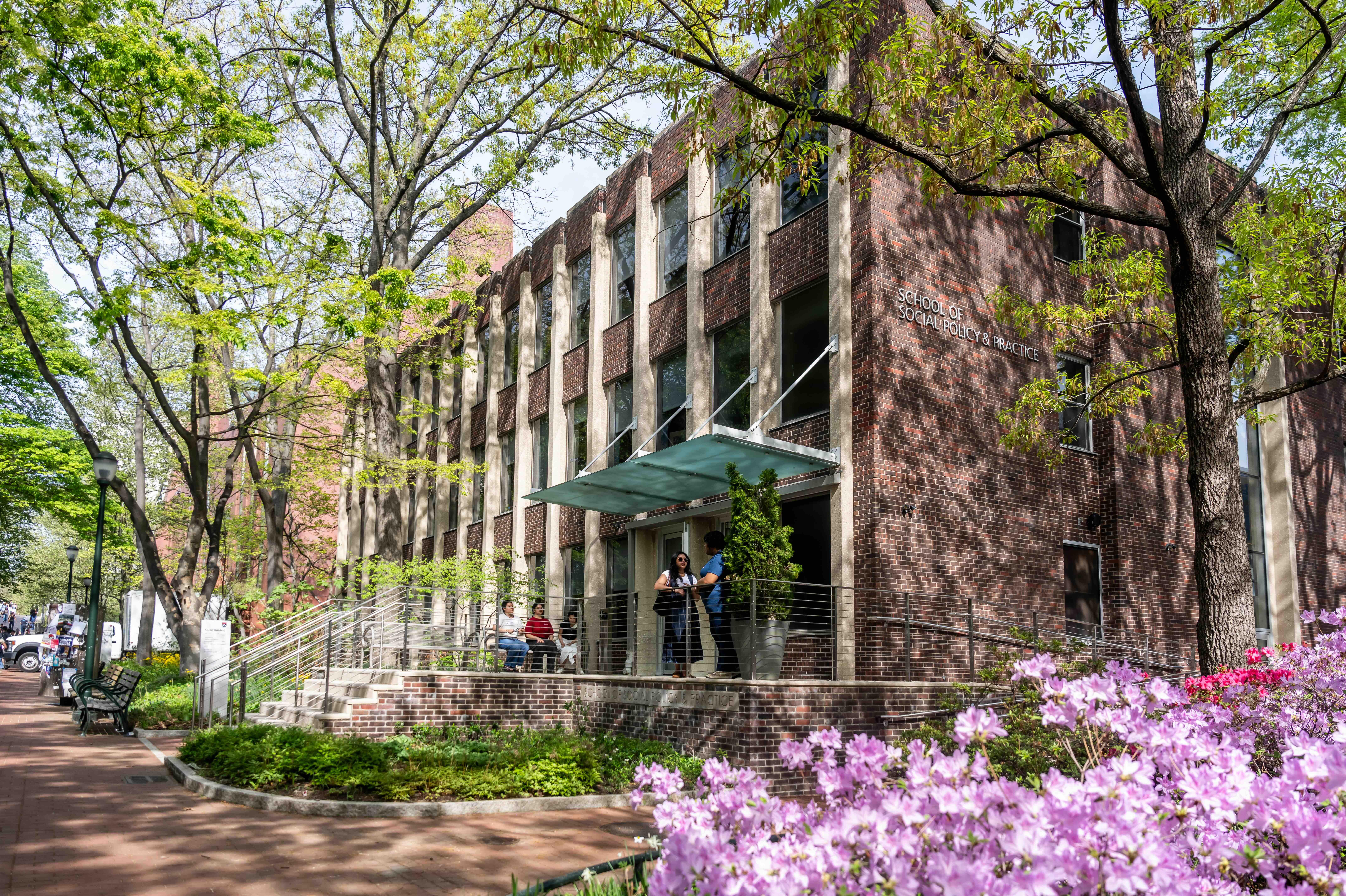 Caster building in the spring